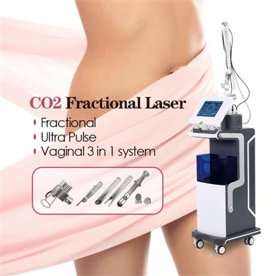Resurfaçage et renouvellement de la peau au laser CO2 partiel vertical professionnel