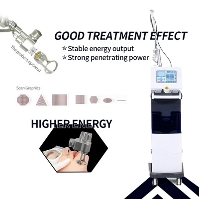 laser partiel du CO2 40W avec le tube de rf et le scanner de l'Allemagne pour la beauté clinique de peau