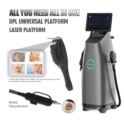 IPL Rajeunissement de la peau ND Yag Tattoo Removal System