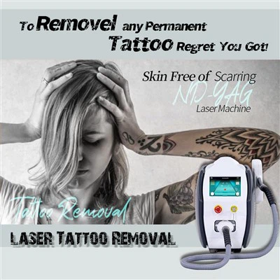 Q Détatouage laser commuté Nd Yag Machine de blanchiment de la peau